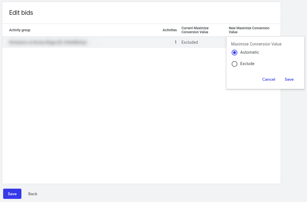 Google Ads - Campaign Ad Campaign Bidding
